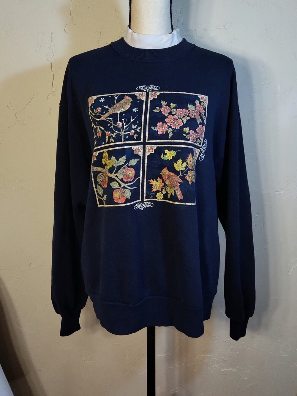 Vintage Willow Bay Bird Pullover Sweatshirt